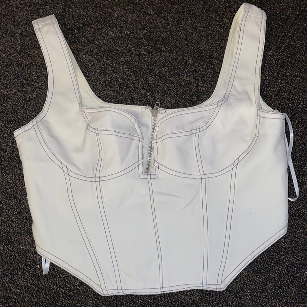 She’s the one bustier